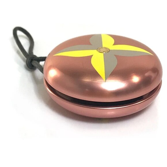 LOUIS VUITTON GI0090 Monogram flower Yoyoroy Yo-yo Metal Pink x Yellow - Picture 3 of 8
